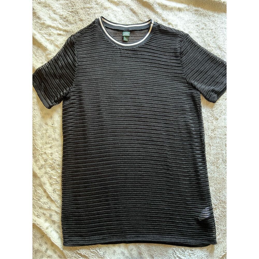 Black Mesh T-Shirt by Wild Fable